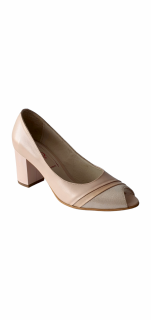 Pantofi Dama Piele Naturala Matheo Nude Maya D03104