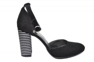 Pantofi Dama Piele Naturala Negri Moda Prosper Iolanda D02027