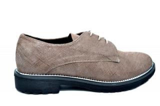 Pantofi Oxford Piele Naturala Prego Caffee Orana D01745