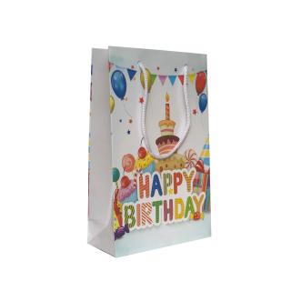 SET 10 pungi cadou medii vara model Happy Birthday