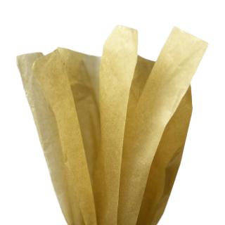 SET 100 coli hartie matase NATUR GOLD (Silk Tissue Paper)