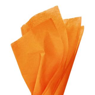 SET 100 coli hartie matase ORANGE (Silk Tissue Paper)