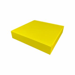 SET 20 cutii cu autoformare 25x25x5 cm GALBENE