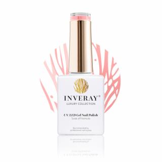 Inveray UV LED Gel Nail Polish Luxury Collection N  123 PEACHY BLOSSOM