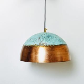 Lustra tip pendul din cupru patinat Venetian Patina