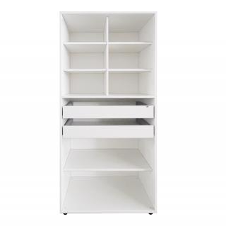 Dresing Oviedo 2 ,  pal Alb , fara usi , 1000x 580 x 2150mm