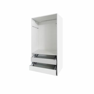 Dresing Oviedo 3,  pal Alb, fara usi , 1000x 580 x 2150mm