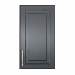 Genova, Corp superior 1 usa, Alb/ MDF Gri titan, 40 x 32 x 72 cm