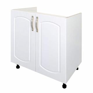 Masca chiuveta  bucatarie Parma, pal alb / MDF alb whitewood, 80 x 52 x 82 cm