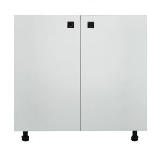 Masca chiuveta de bucatarie Toscana , Alb striat/Nimfa, 80 x 52 x 83 cm