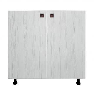 Masca chiuveta Florenta , Alb striat / Whitewood, 80 x 52 x 83 cm