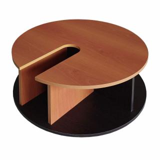 Masuta cafea Consuegra,Cires /Wenge , 680 x 680 x 455 mm