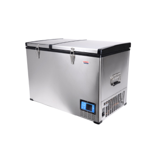 Frigider portabil dublu cu compresor Vigo Cool 125L 12 24 230V, aplicatie Bluetooth, temperatura duala