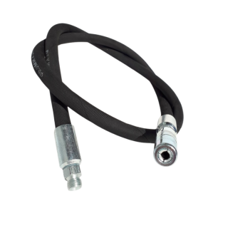 Furtun pentru, aparat, pompe de gresat, sertizat, cap gresare inclus, 4m
