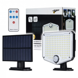 Lampa solara cu cablu, 153 x LED, cu telecomanda