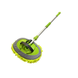 Mop auto din chenilia si microfibra, 106 - 170cm, telescopic