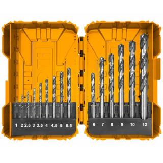 Set 15 piese de burghie PROFI pentru metal, DIN338, HSS-CO