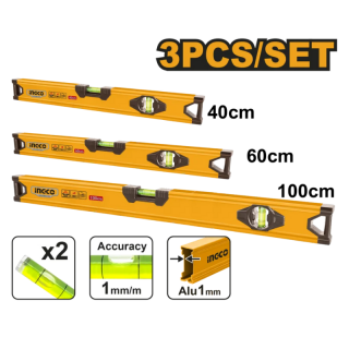 Set 3 boloboace din aluminiu 40, 60 si 100cm