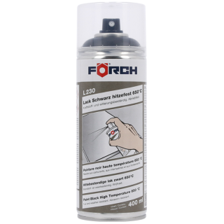 Spray vopsea termorezistenta culoare Negru   +650  C, L230, 400ML
