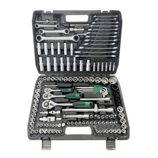 Trusa de chei combinate 150 piese, set tubulare, 1 2   3 8   1 4
