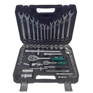 Trusa de chei combinate 60 piese, set tubulare, 1 2  , 1 4