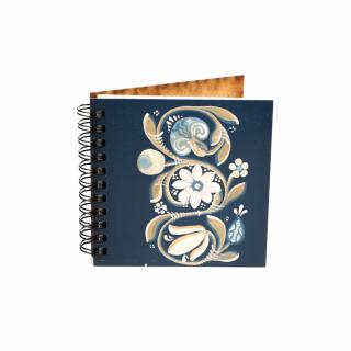 Agenda 10x10 pictata cu flori