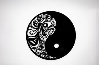 Tablou Yin si Yang - negru