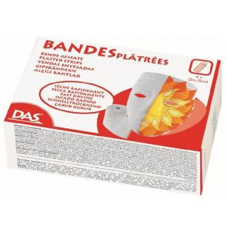 Benzi pentru modelat DAS Plaster Strips - 4x 3m-8cm (benzi)