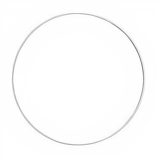 Cerc metalic alb pentru finisare 1 buc / diferite dimensiuni