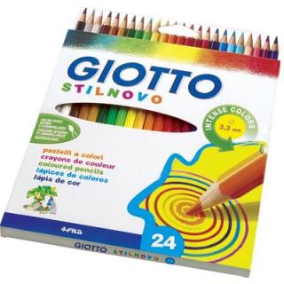 Creioane colorate GIOTTO - 24 culori (Creioane colorate GIOTTO)