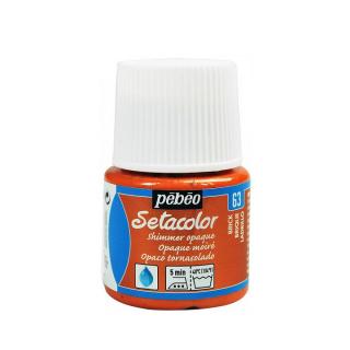 Culoare pentru textile Pebeo Setacolor Opaque Shimmer [metalic] 45 ml ()