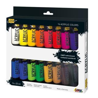 Culori acrilice Solo Goya / set 16 x 20 ml (Culori acrilice)