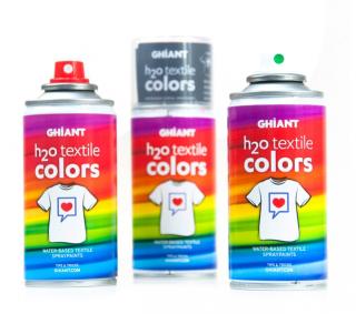 Culori spray pentru textil Ghiant H2O 150 ml  selectează nuanța ()
