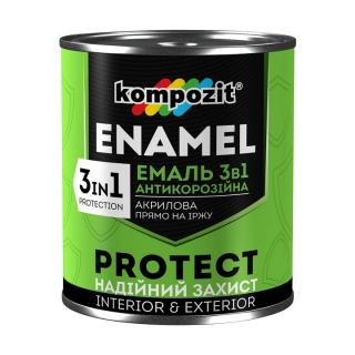 Email anticoroziv 3 în 1 KOMPOZIT PROTECT 0,75 kg - diverse nuanțe ()