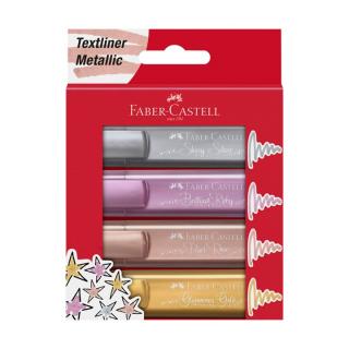 Markere metalice Faber-Castell 4 buc (set markere)