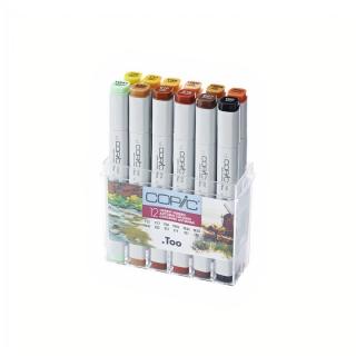 Markeri COPIC Classic Autumn Colours - set de 12 buc (markeri)