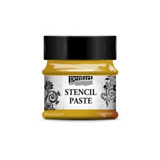 Pastă metalizată pentru șablon Stencil Paste Pentart 50ml