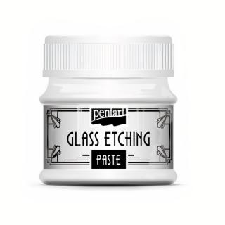 Pasta pentru gravura pe sticla Glass Etching Pentart 50 ml