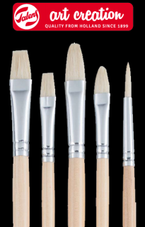 Pensule ArtCreation cu păr natural - set 5 piese  (Set pensule)