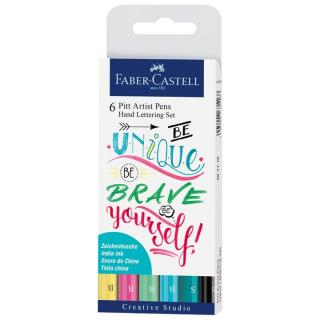 PITT markere artistice set Hand Lettering unic | 6 buc (Set)