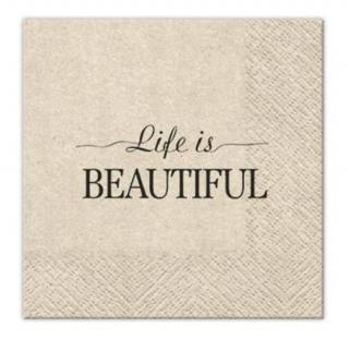 Șervețele eco pentru decoupage Beautiful Life - 1 buc