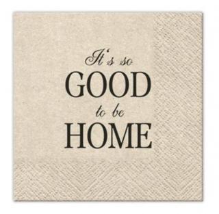 Servetele eco pentru decoupage Good to be Home - 1 buc