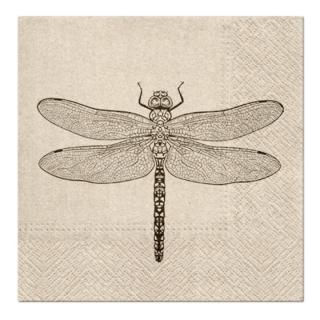 Șervețele pentru decoupage Dragonfly - 1 piesă (Șervețele)