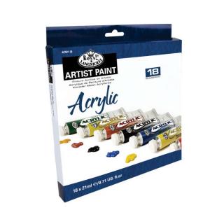 Set culori acrilice Royal &amp; Langnickel - 18x21 ml (set Royal &amp;)