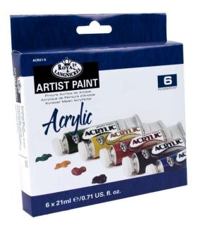 Set culori acrilice Royal &amp; Langnickel - 6 piese  (set culori)
