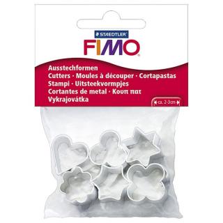 Set de forme pentru material FIMO - 6 bucăți (matrite metalice)