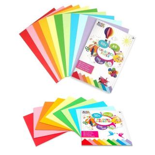 Set hârtie colorată 50 bucăți (hartie colorata)