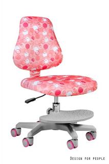 Scaun de birou ergonomic pentru copii BETY roz