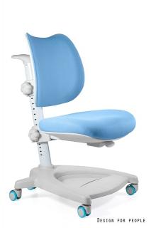 Scaun de birou ergonomic pentru copii SNOPY albastru