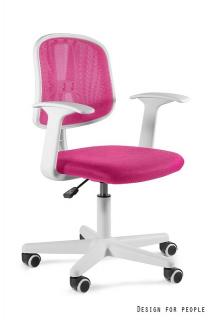 Scaun de birou ergonomic pentru copii SPARK roz